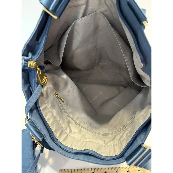 Baggallini Blue Shoulder Bag - Picture 9 of 14